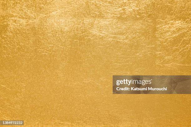 gold leaf texture background - bladgoud stockfoto's en -beelden