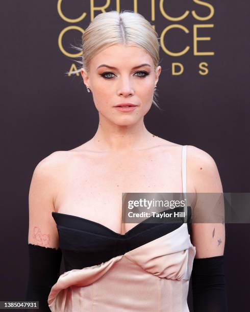 Sarah Jones attends the 27th Annual Critics Choice Awards at Fairmont Century Plaza on March 13, 2022 in Los Angeles, California.