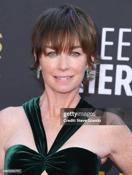 Julianne Nicholson arrives at the 27th Annual Critics Choice Awards at Fairmont Century Plaza on March 13, 2022 in Los Angeles, California.