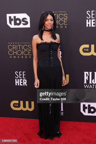 Stefani Robinson attends the 27th Annual Critics Choice Awards at Fairmont Century Plaza on March 13, 2022 in Los Angeles, California.