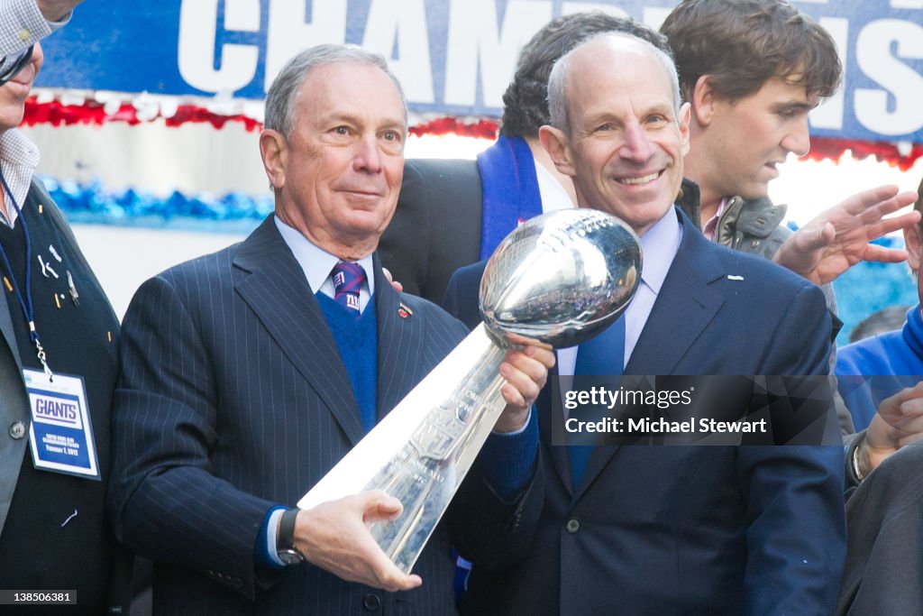 Super Bowl XLVI - New York Giants Victory Parade