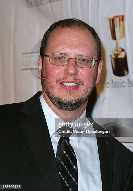 Director Stephen Anderson arrives for the 39th Annual Annie Awards at Royce Hall, UCLA on February 4, 2012 in Westwood, California.