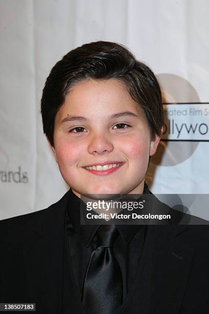 Actor Zach Callison arrives for the 39th Annual Annie Awards at Royce Hall, UCLA on February 4, 2012 in Westwood, California.