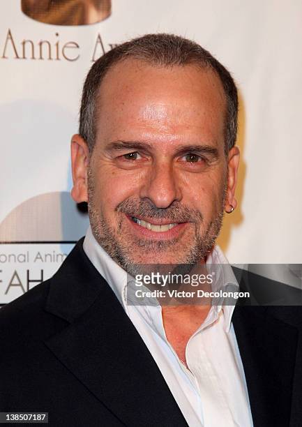 Heavy Iron Studios animation director Mark Vulcano arrives for the 39th Annual Annie Awards at Royce Hall, UCLA on February 4, 2012 in Westwood,...