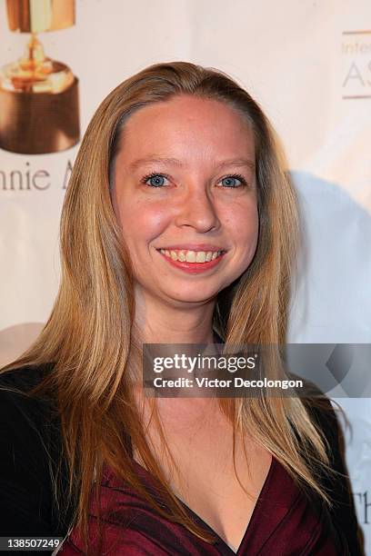 Producer Jennifer Hager arrives for the 39th Annual Annie Awards at Royce Hall, UCLA on February 4, 2012 in Westwood, California.