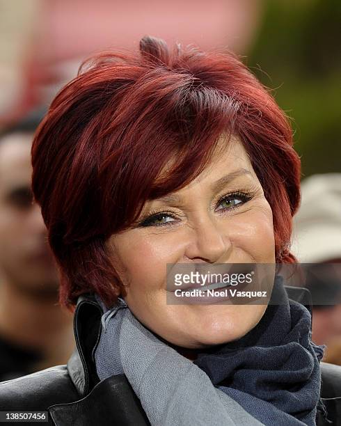 Sharon Osbourne visits Extra at The Grove on February 7, 2012 in Los Angeles, California.