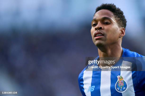 Wendell Nascimento Borges of FC Porto looks on during the Liga Portugal Bwin match between FC Porto and CD Tondela at Estadio do Dragao on March 13,...