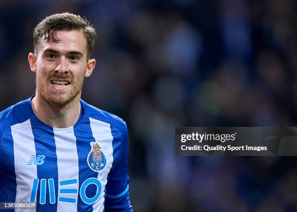 Toni Martinez of FC Porto looks on during the Liga Portugal Bwin match between FC Porto and CD Tondela at Estadio do Dragao on March 13, 2022 in...