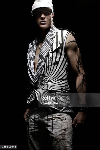 Footballer Sebastian Prodl is photographed on April 6, 2008 in Munich, Germany.