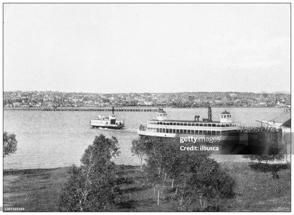Antique travel photographs of California: San Diego