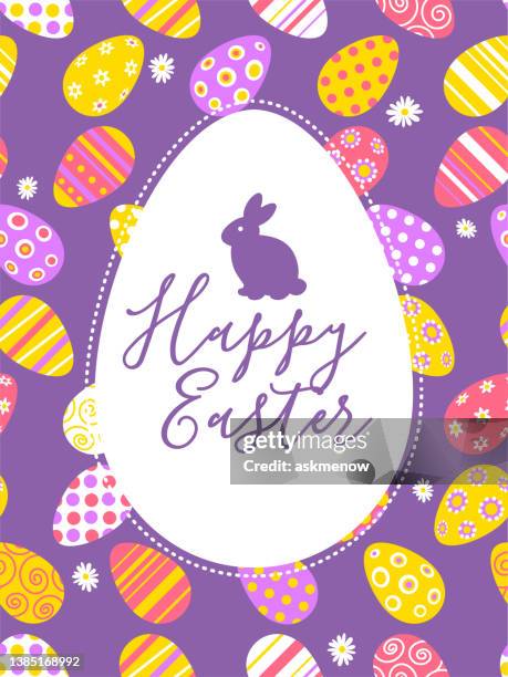 easter postcard - easter bunny letter stock illustrations