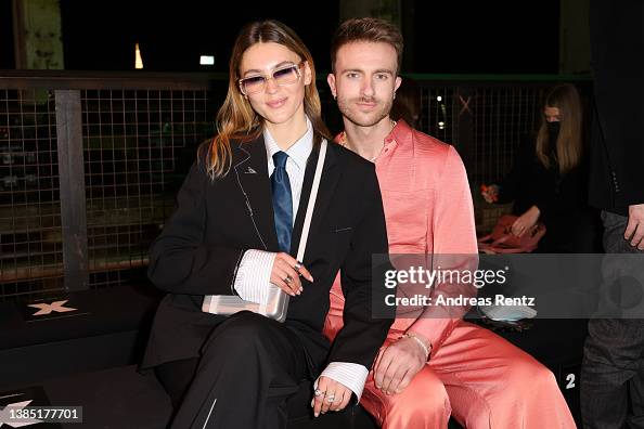 Stefanie Giesinger and Felix Nieder attend the Mercedes-Benz Presents