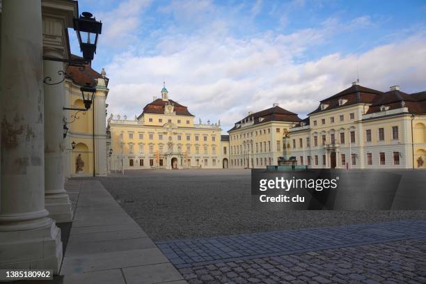 ludwigsburg, germany, baroque palace - ludwigsburgo stock pictures, royalty-free photos & images
