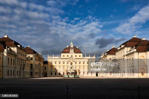 ludwigsburg, germany, baroque palace - ludwigsburg imagens e fotografias de stock