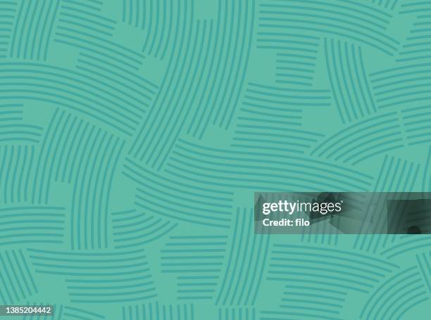 bildbanksillustrationer, clip art samt tecknat material och ikoner med seamless green field planting agriculture lines background - naturligt mönster