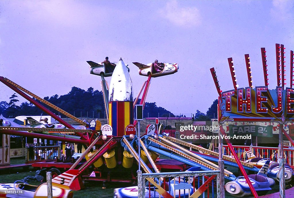 Retro Fairground Rides Vintage Fairground Ride High-Res Stock Photo - Getty Images