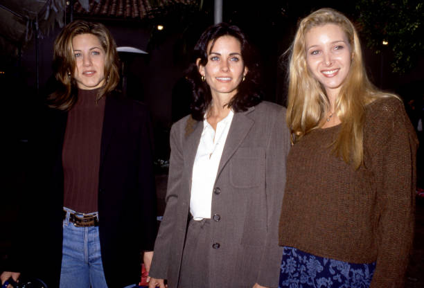 American actress and producer, Jennifer Aniston, American actress, director, and producer, Courteney Cox and American actress, comedian, writer, and...