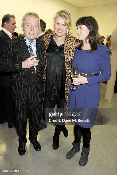 Roddy Llewellyn, Louise Fennell and Alexandra Llewellyn attend the launch of Louise Fennell's debut novel "Dead Rich" at White Cube on February 8,...