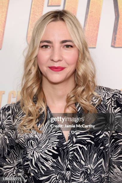 Erin Darke attends a screening of "The Lost City" at the Whitby Hotel on March 14, 2022 in New York City.