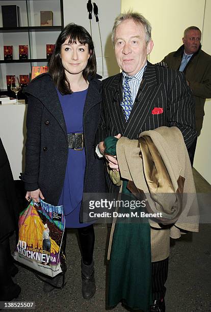 Roddy Llewellyn and Alexandra Llewellyn attend the launch of Louise Fennell's debut novel "Dead Rich" at White Cube on February 8, 2012 in London,...