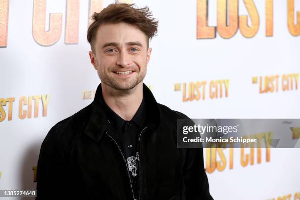 Daniel Radcliffe attends the New York Tastemaker screening of "The Lost City" at the Whitby Hotel on March 14, 2022 in New York, New York.