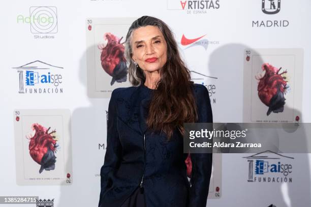 Spanish actress Angela Molina attends the "Union De Actores" Awards on March 14, 2022 in Madrid, Spain.