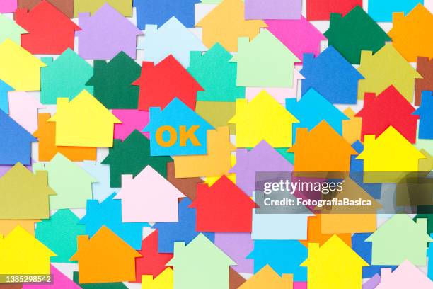 approved house - affirmative action stock illustrations