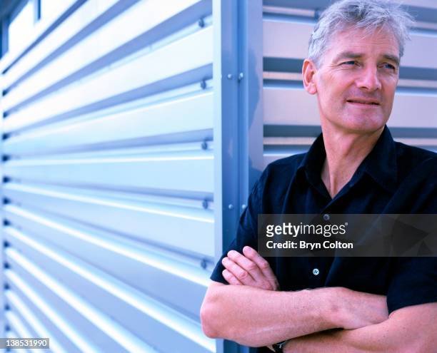 Sir James Dyson, the inventor of the bagless vacuum cleaner and founder of Dyson Ltd, poses for a photograph at the Dyson company headquarters in...