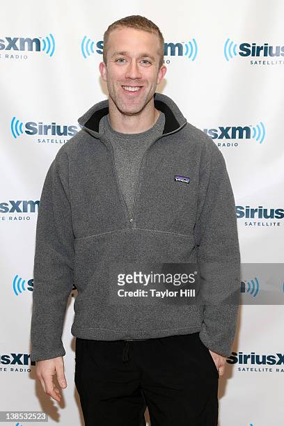 Author Tucker Max promotes the book "Hilarity Ensues" at SiriusXM Studios on February 8, 2012 in New York City.