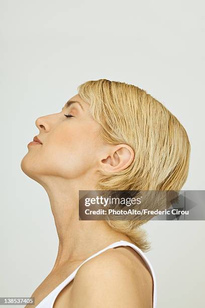 Profile Female. Back 776 Head Back Profile Stock Photos, High-Res Pictures, and Images ...