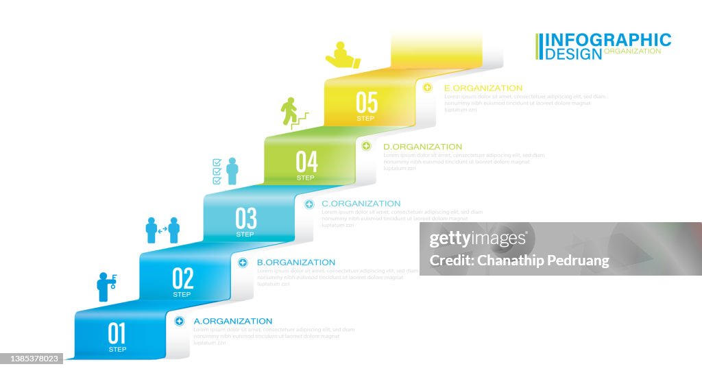 Each Step Visualization Business Data Visualization Infographic Elements Stock Illustration ...