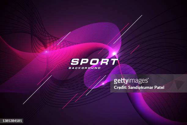 shine sports wave background - match lighting equipment stock illustrations