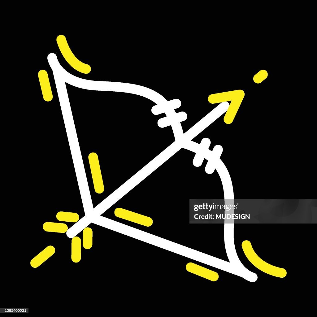 Sagittarius zodiac sign, horoscope symbol