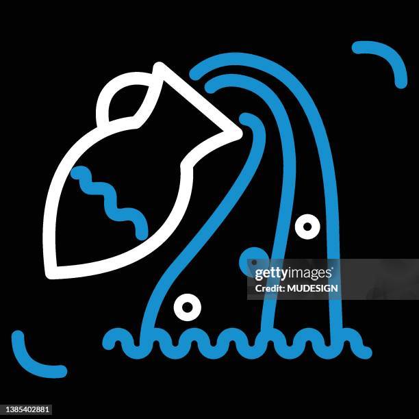 aquarius zodiac sign, horoscope symbol - constellation map stock illustrations