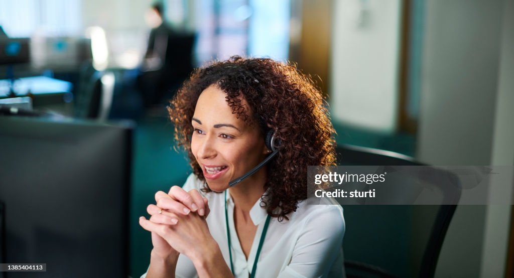 Headset telephone call
