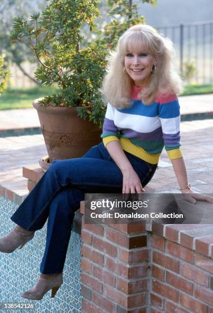 Actress Barbara Eden who is best known for her role in the sitcom "I Dream Of Jeannie" poses for a portrait in circa 1980 in Los Angeles, California.