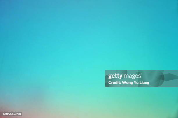 turqoise blue yellow blur gradient background. bright formless pattern. - ombré imagens e fotografias de stock