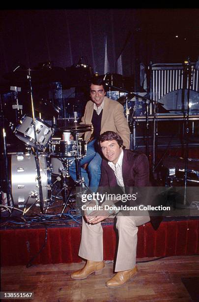 Bart Braverman, Robert Ulrich appear on an episode the Mike Douglas Show in March 1981 in Los Angeles, California.