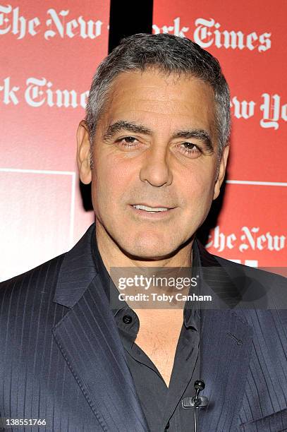 George Clooney paticipates in TimesTalks 'A Conversation With George Clooney And Alexander Payne' at SilverScreen Theater at the Pacific Design...