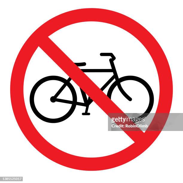 no symbol bicycle - no symbol stock illustrations