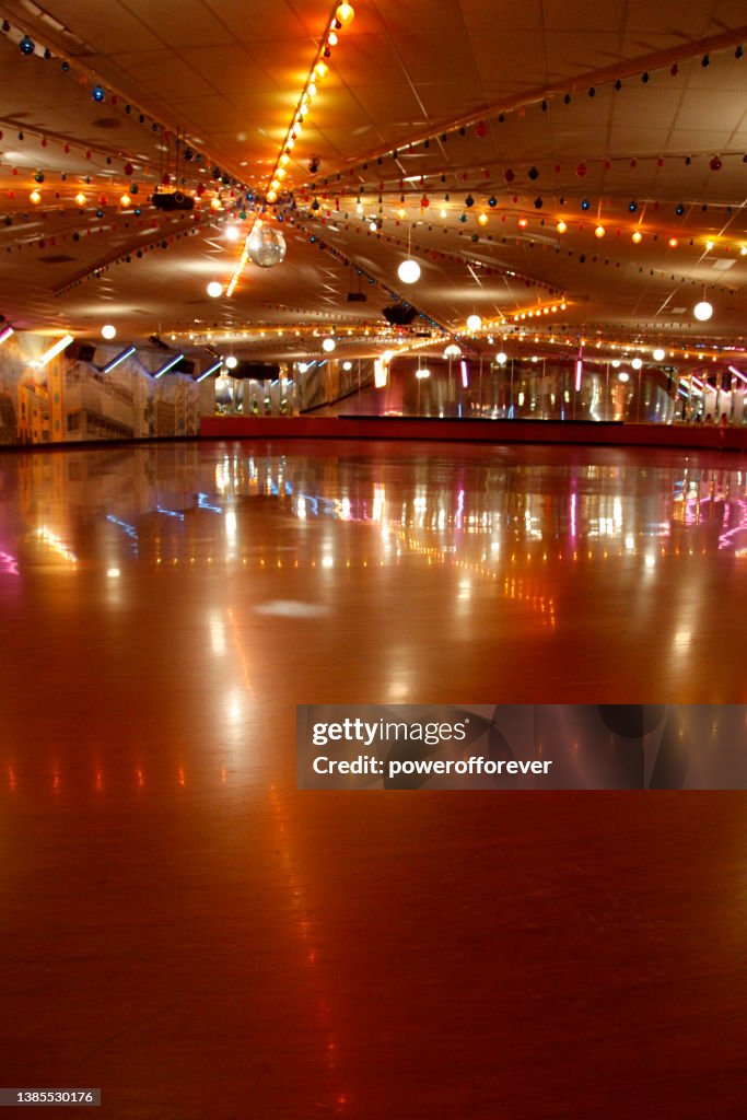 Rosthern Rink Retro Roller Skating Rink High-Res Stock Photo - Getty Images