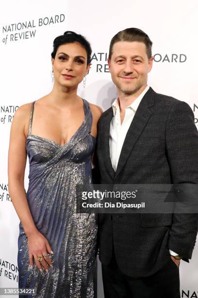 Morena Baccarin and Ben McKenzie attend the National Board of Review annual awards gala at Cipriani 42nd Street on March 15, 2022 in New York City.