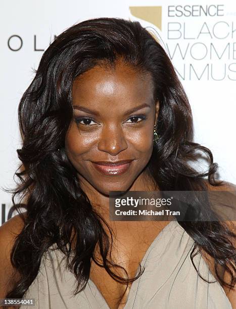 Nadine Ellis arrives at the 3rd Annual ESSENCE "Black Women In Music" reception held at Belasco Theatre on February 8, 2012 in Los Angeles,...