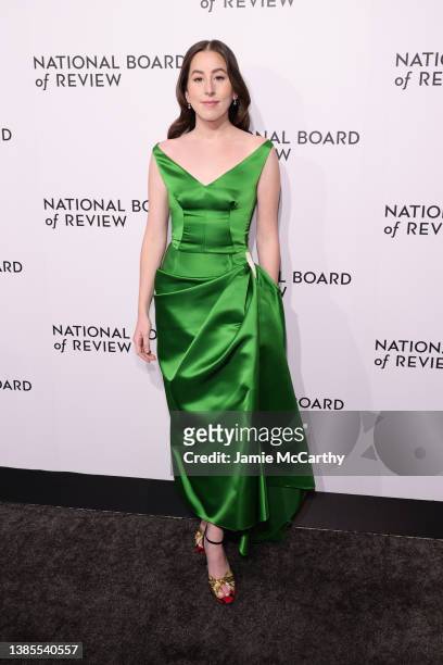 Alana Haim attends the National Board of Review annual awards gala at Cipriani 42nd Street on March 15, 2022 in New York City.