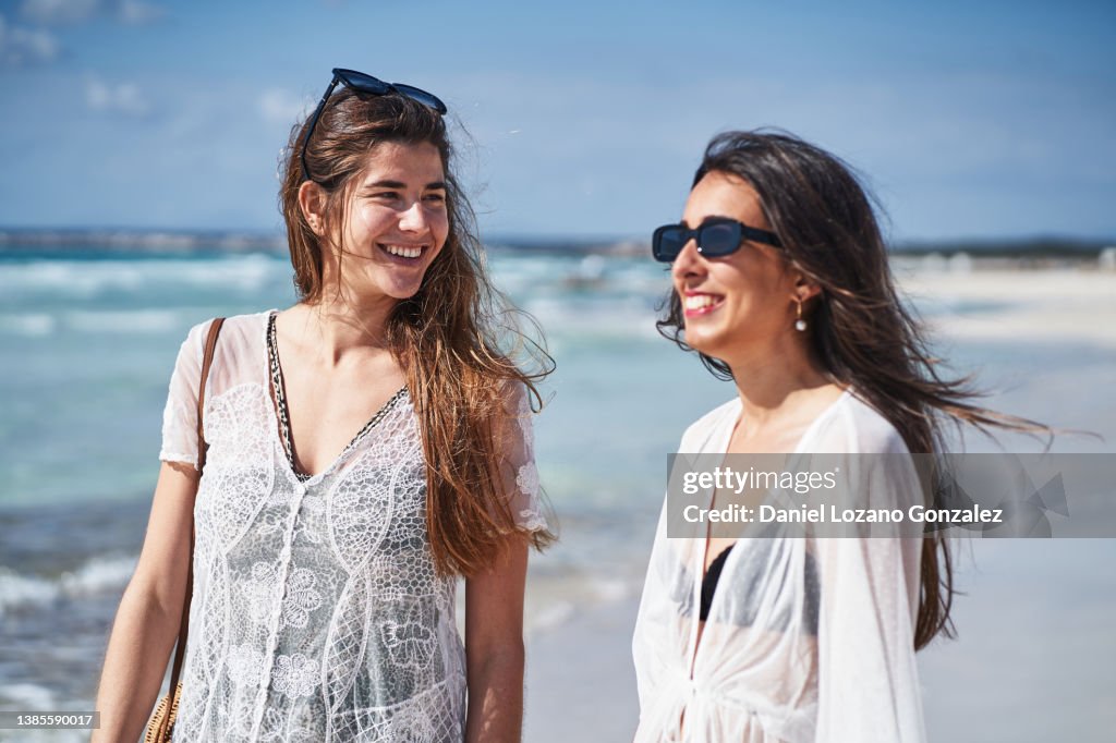 Lidy Friend Satisfied Lady And Female Friend During Summer Vacation Photo - Getty ...