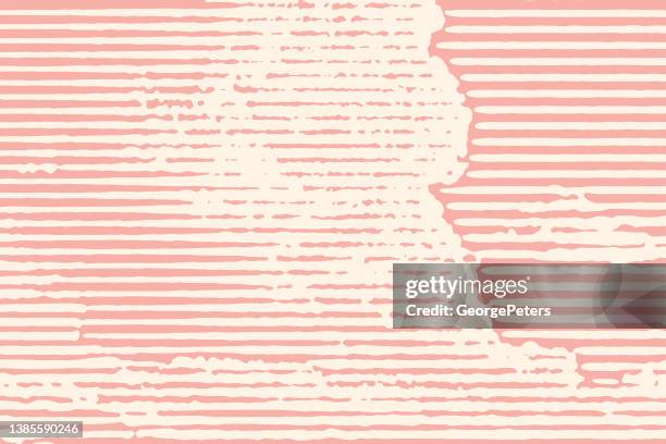 vector illustration of storm clouds - coral coloured stock illustrations