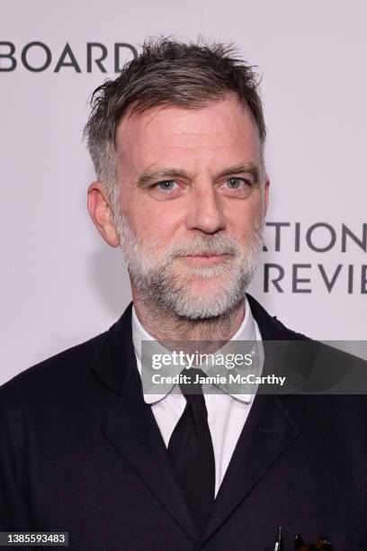 Paul Thomas Anderson poses with the award for Best Director for 'Licorice Pizza' at the National Board of Review annual awards gala at Cipriani 42nd...