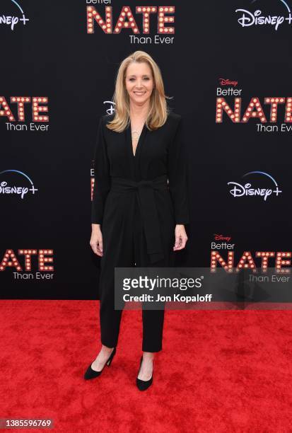 Lisa Kudrow attends the premiere of Disney's "Better Nate Than Ever" at El Capitan Theatre on March 15, 2022 in Los Angeles, California.