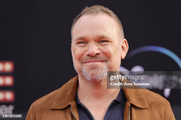 Norbert Leo Butz attends the premiere of Disney's "Better Nate Than Ever" at El Capitan Theatre on March 15, 2022 in Los Angeles, California.