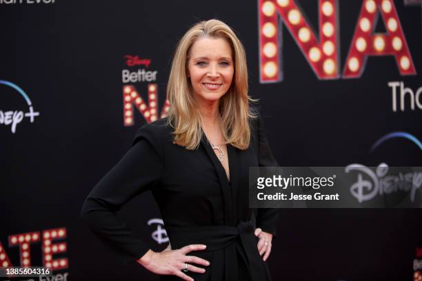 Lisa Kudrow attends the Los Angeles Premiere of Disney's "Better Nate Than Ever" at El Capitan Theatre in [Hollywood], California on March 15, 2022.